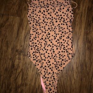 Xhilaration leopard one piece swim suit!